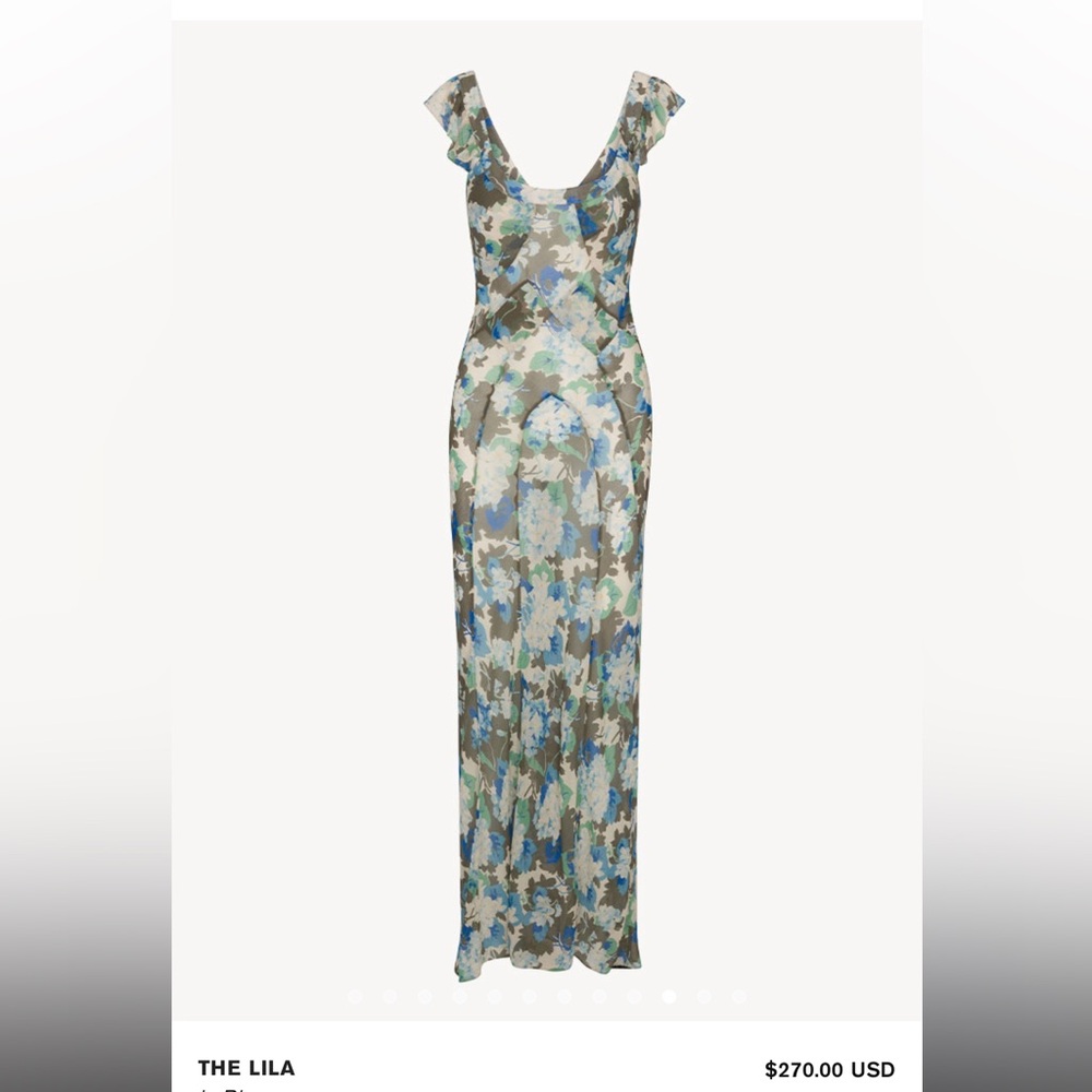 Lila Blue Hydrangea Dress Realisation Par